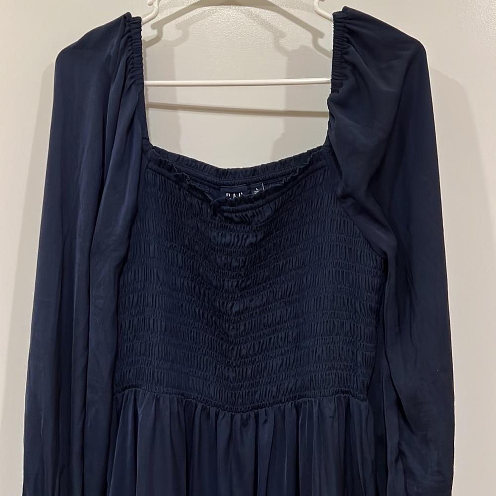 Gap Midi Dress Navy - Large